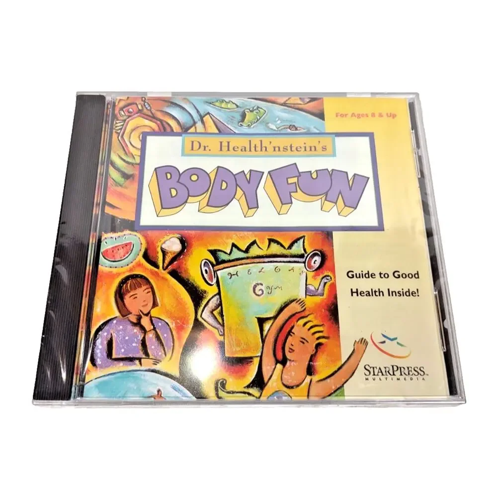 Dr. Health'nstein's Body Fun 1994 Windows Mac CD-ROM StarPress Factory Sealed